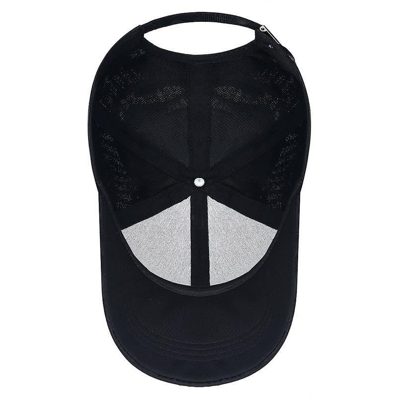 New Hat Men's Camouflage Cloth Metal Label Adjustable Cap Outdoor Sports Sunscreen Visor