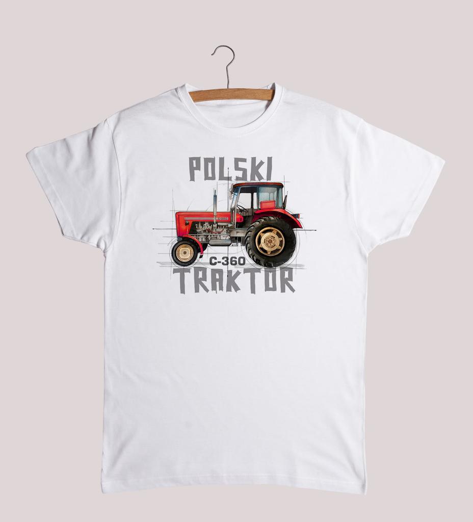 T-shirt Ursus C360 Trattore Fabbricato in Polonia Estate Cotone Manica Corta Girocollo Uomo Nuova S3XL