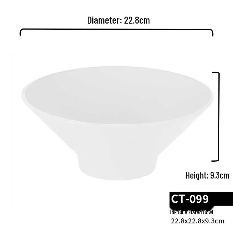 Yangge Melamine Trumpet Noodle Bowl