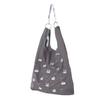 Kusguru Japan 2-Way Sub Bag, Water-Repellent Embroidered Washer, Women's, BK219-3, Dark Gray