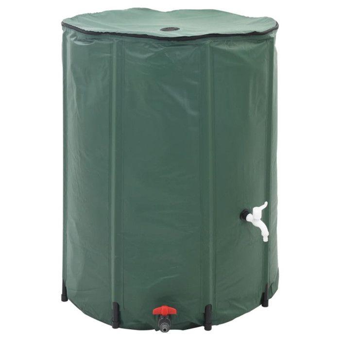 VidaXL Réservoir d'eau de pluie pliable 500 L