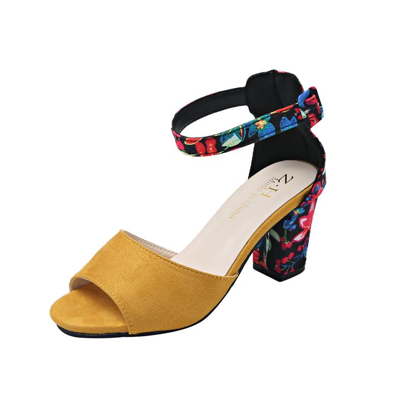 Fashion High Heels Women Sandals Summer Dress Shoes Fashion Elegant Pumps Heeled Shoes Woman 2025 Trend Brand Chunky Zapatillas De Mujer