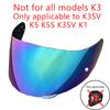 Motorcycle Helmet Shield for AGV K5 K5S K3SV K1 Helmet Visor Sunscreen K3-SV Capacete Visors K1 Casco Moto Lens Windshield