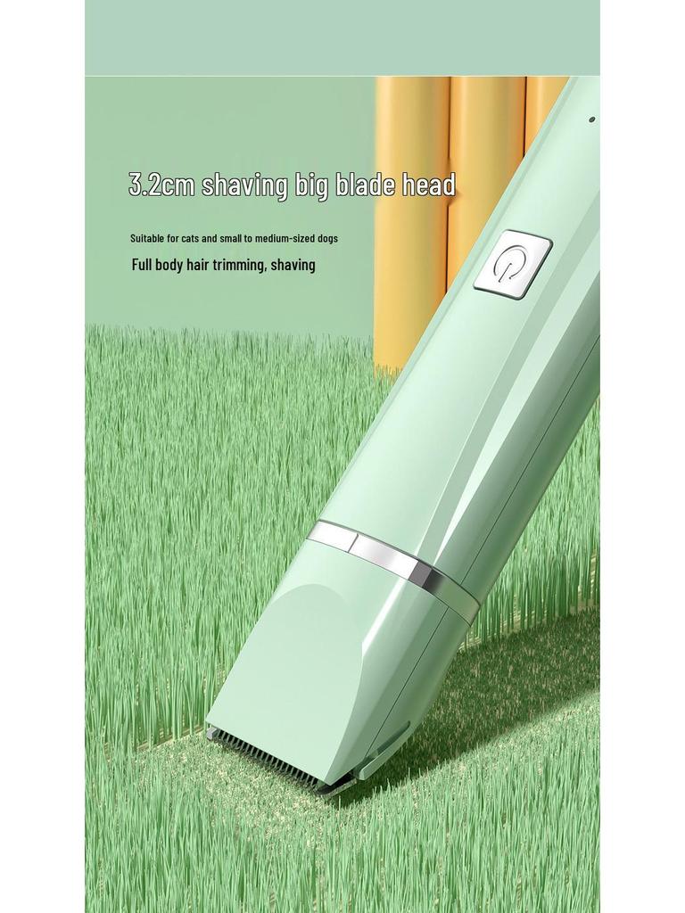 Quiet Rechargeable Pet Shaver & Paw Trimmer for Cats