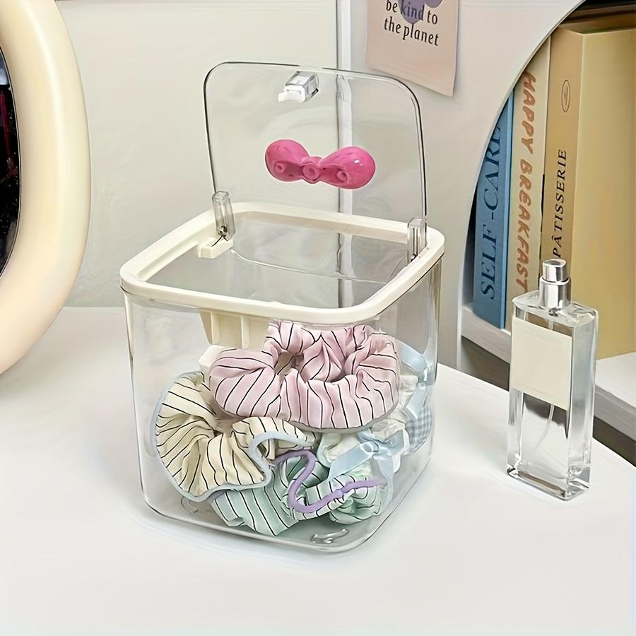 Hair Accessories Storage Organizers, Vanity Accessories Storage Holder Dustproof Box Laundry Storage Containers Bathroom