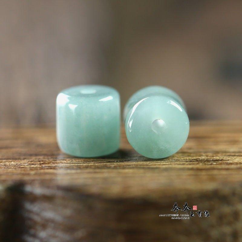 

Натуральный а Карго Нефрит Ледяной Голубой Вода 8мм Отверстие 3мм как По Часам Бусины Абакус Аксессуары для Ручного Ремешка DIY Браслет Ожерелье A13 2 * barrel beads 5*5mm small holes 2-B41