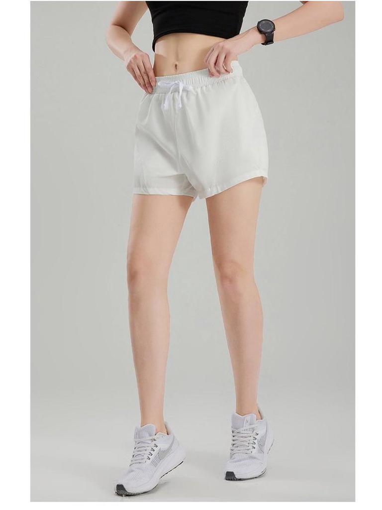 Women's Quick-Dry High-Waist Loose Fit Sports Shorts
