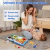 Pädagogisches Montessori Filz Busy Book, Activity Board für 1+ Jahre, Flugzeug Reise Spielzeug für Kleinkinder, Lernaktivitätsbücher, Mädchen