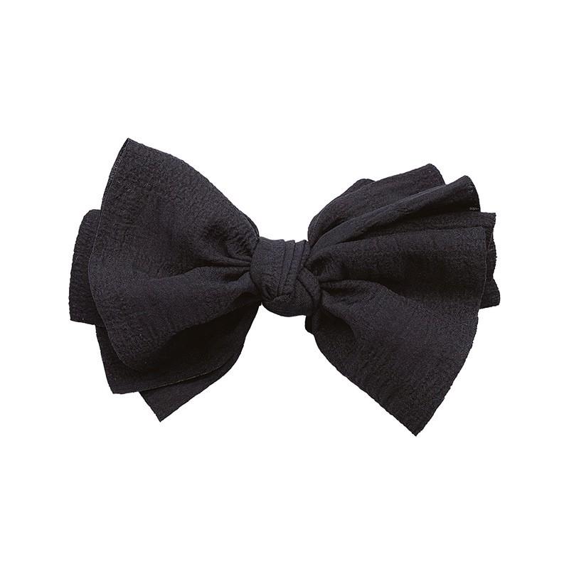 Handmade Fabric Ruched Bow Hair Clip Women Accessory Korean Style Top Side Pin