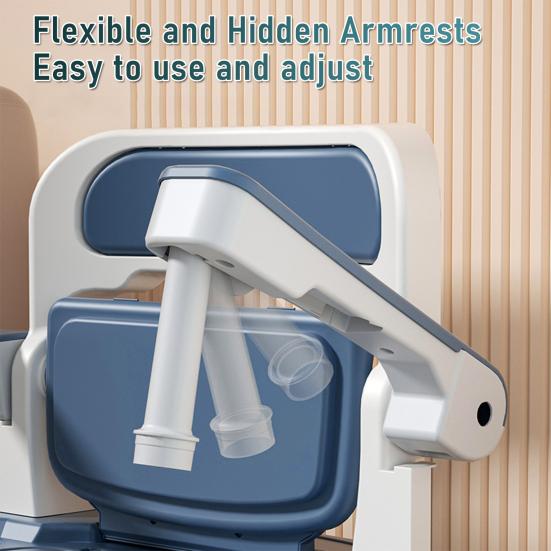 Bedside Commode, Adult Portable Toilet, Toilet Chair Seat with Handles, Height Adjustable Mobile Portable Toilet, Adult Potty Chair Load 882lb for