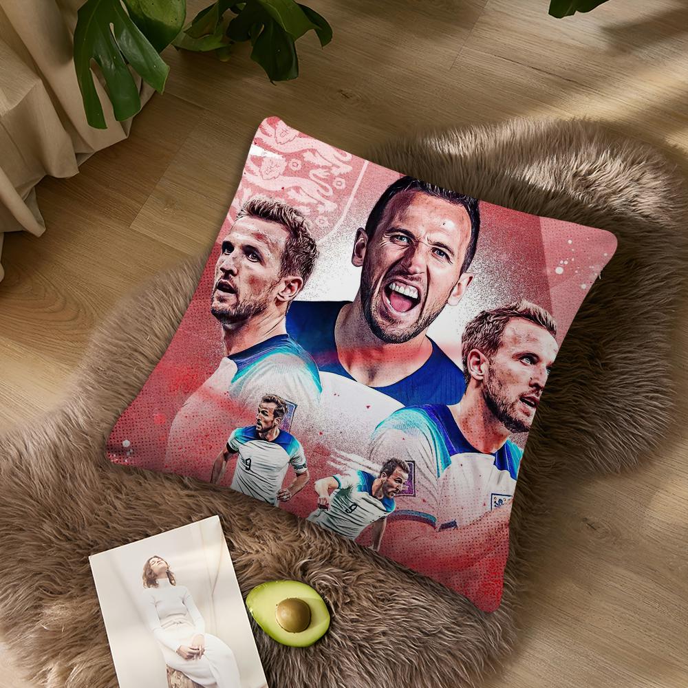 Football H-Harry K-Kane Pillow Case Living Room Home Sofa Office Shop Cover Printing Comfort Decoration Nordic Simplicity