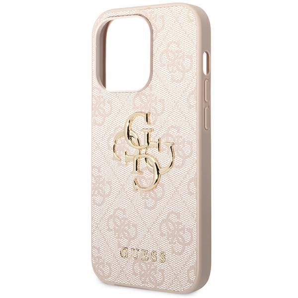Guess Guhcp14L4Gmgpi Iphone 14 Pro6,1 Różowy/Pink Hardcase 4G Big Metal Logo