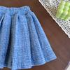Girls' Clothing Set Spring Autumn Winter Fashionable Small Fragrant Style Coat Half Body Skirt Two Piece Set