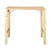 Pine Wood Table/Foldable Width 80 X Depth 50 X Height 70cm 18499441