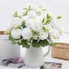 Silk Cloth Artificial Hydrangea Bouquet Photography Props Bridal Bouquet  Home Decor