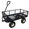 Haissdyk Foldable 4-Wheel Mesh Cargo Cart