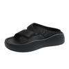 Cool Slippers Women's Summer Wear 2025 New Go Out Platform Casual Beach Sandals Lazy Fashion Pregnant Women One-word Drag