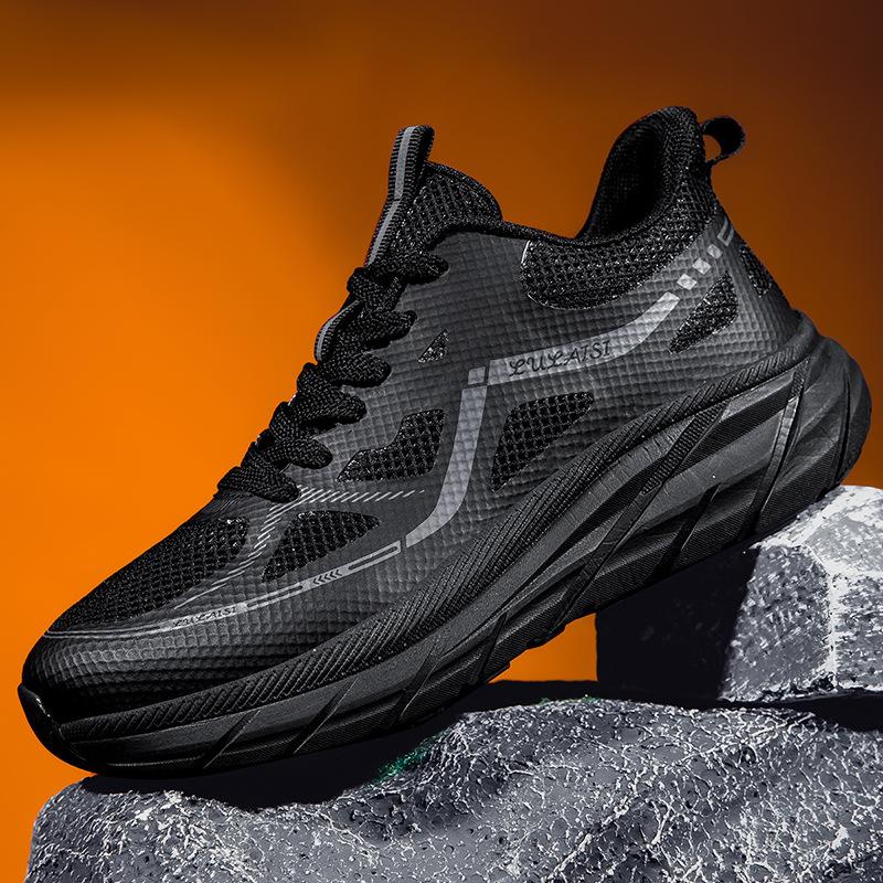 Retro new casual shoes marathon short and medium running shoes lightweight shock-absorbing running shoes couple casual shoes