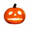 PVC Pumpkin Lantern with Batteries Illuminated Halloween Table Ornament Spooky