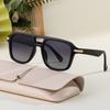 European and American new sunglasses for women, sophisticated fashion square frame, outdoor trendy double-beam sun-protection men's sunglasses for dri