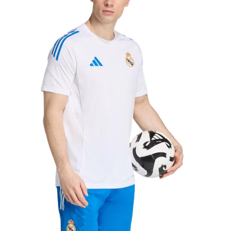 Adidas Tiro 25 Real Madrid Graphic Short Sleeve Moisture Wicking Football Shirt Men tops JP4026