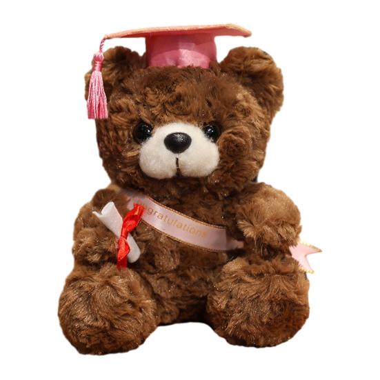 Personalized Graduation Gifts 2026 for Her, 7-Inch Teddy Bear, Soft Plush Graduation Mascot for College High School, Grade Graduation Gifts 18cm A