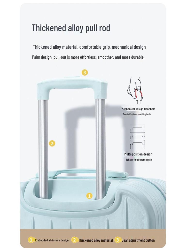 Gepäck 2025 Trolleykoffer: Hohe Kapazität, Langlebig, Kombinationsschloss für Männer, Frauen, Studenten