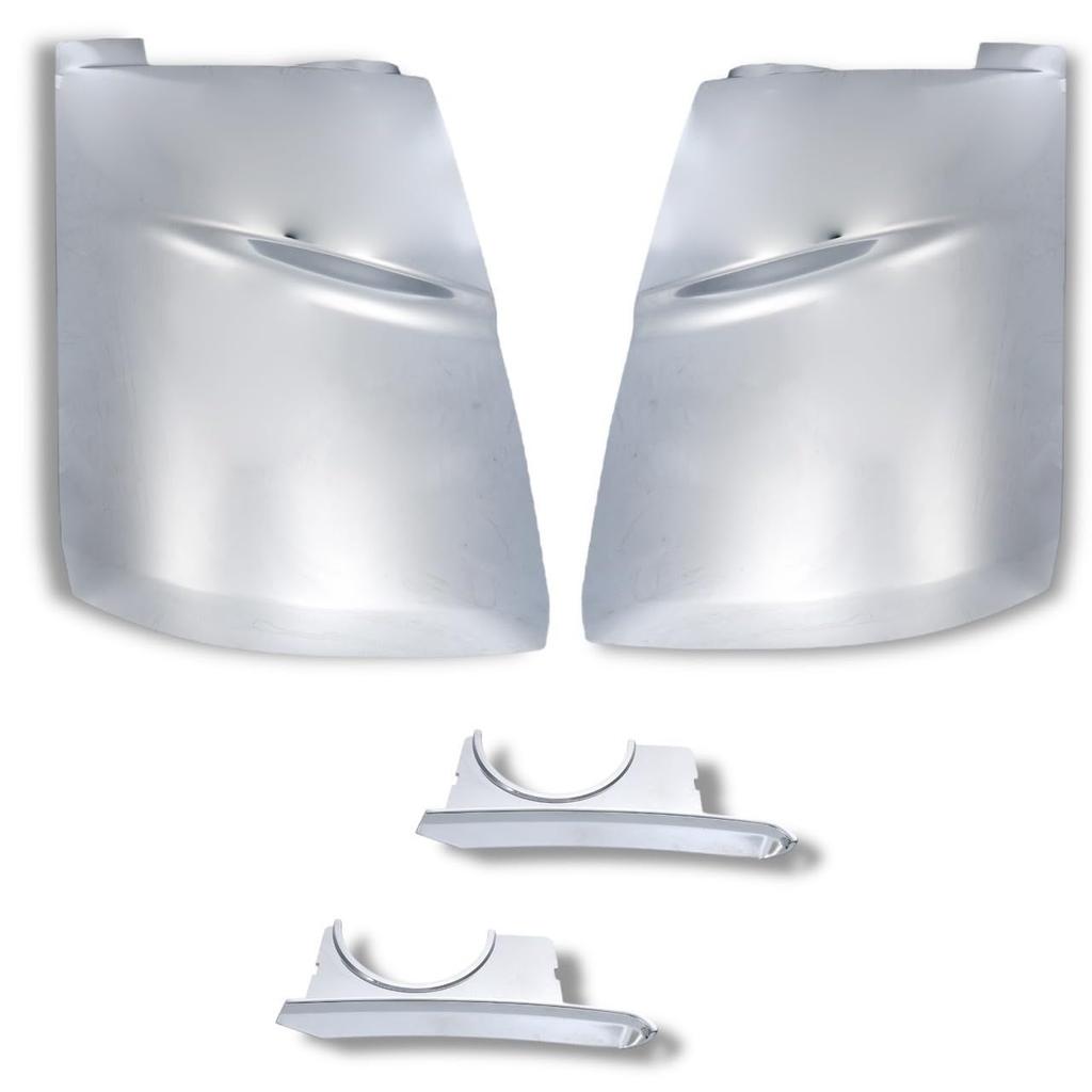 Kanoan Corner Panel Covers and Right for Mitsubishi Fuso Bluetec Canter Fits November 2010 and Later Genuine Custom Compatible with Aftermarket (Left