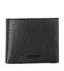 Emporio Armani Genuine Leather Wallet with Logo Y4R167 HZ19V 80001 Black [Emporio Armani] Men's 100% (Peddle Leather) Bi-fold (with Case) [Used]