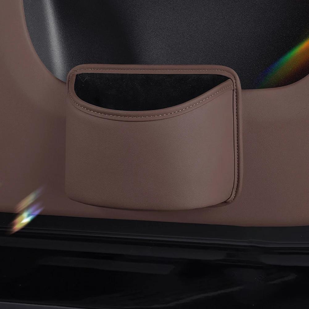 Car Seat Back Trash Can High Quality Cup Holder Multi-Purpose Universal Storage Box Drink Holder for Door Seat Interior Pouch