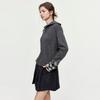 ELLE Retro Plaid Sailor Collar Knitted Sweater