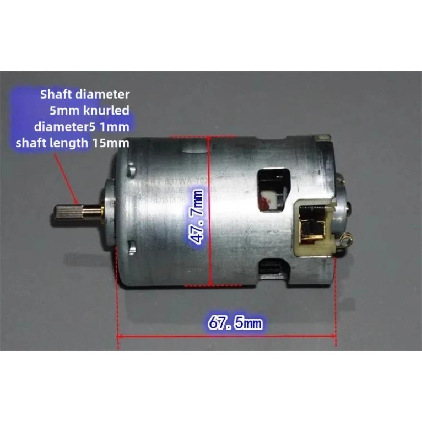 MABUCHI RT-8B7WA-7022 CW0 48MM RS-887 Motor DC 18V 24V 36V High Speed Power Large Torque Electric Drill Saw Garden Tools Motor