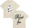 Streetwear Harajuku Grafik T-Shirt Sänger Mitternachtssonne Popmusik Ästhetik 2026 Sommer Print Reines Baumwoll Kurzarm-Oberteil
