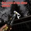 Compact One-Handed Bottle Opener with Magnetic Suction , Portable Aluminum Beer Bottle Opener for Hiking, Camping, and Home Use