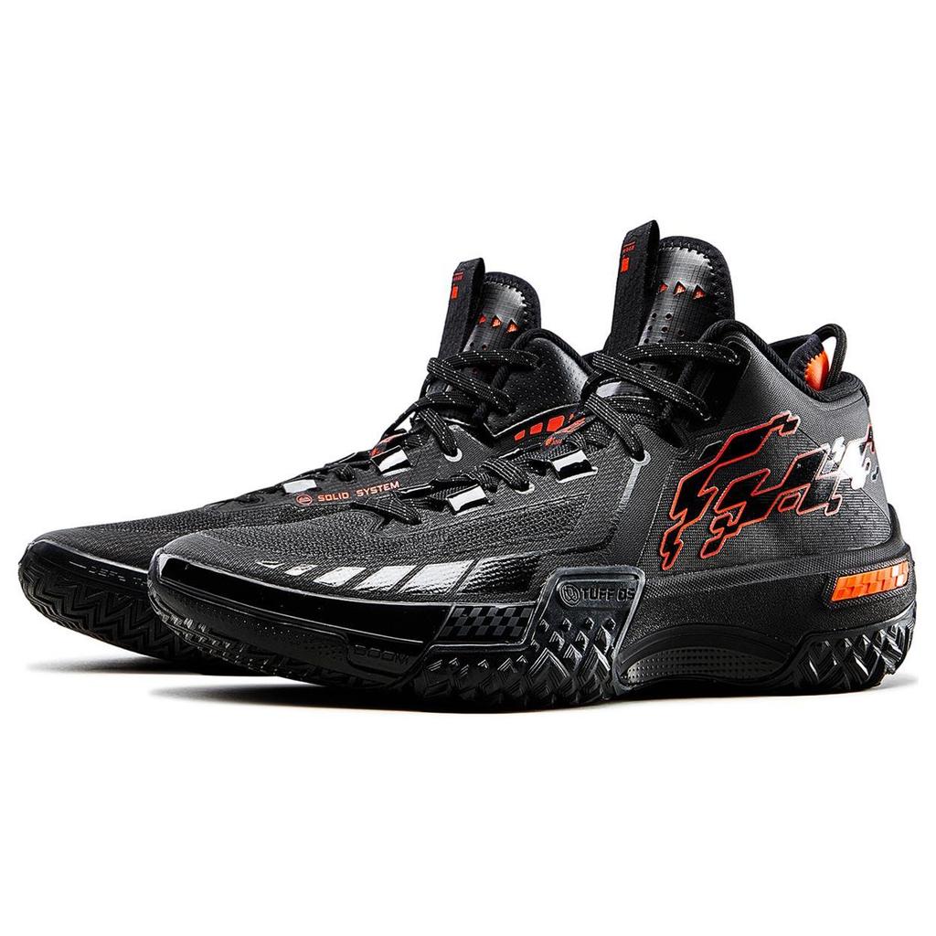 Li Ning Purgatory Cushioning Slip Resistant Breathable Lightweight Rebound High top ABFT035-13