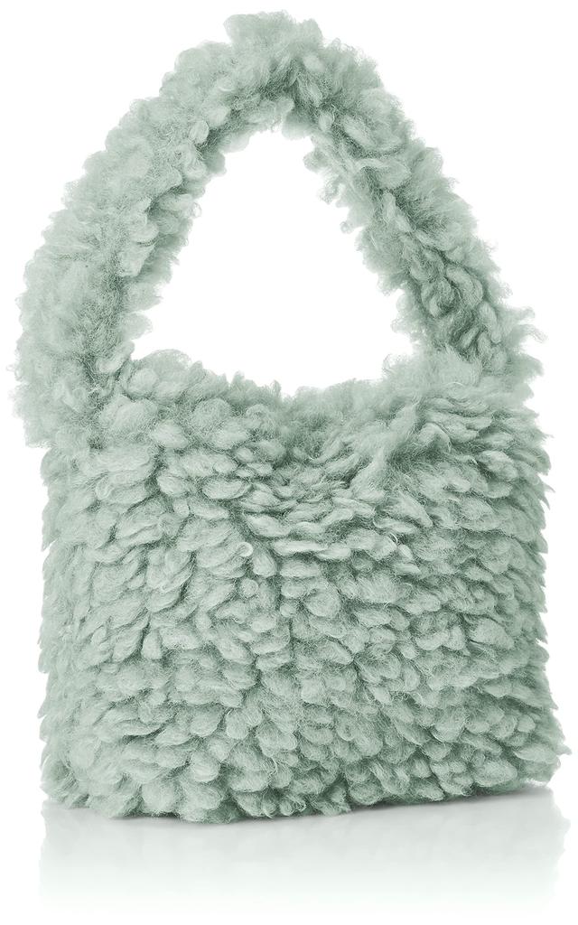 [TOPKAPI] Women's Fluffy Faux Fur Mini Bag, 503251001122, Mint Green, Free Size