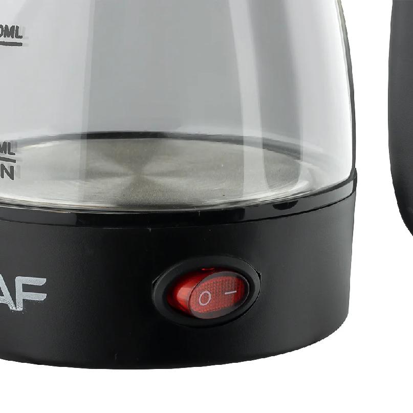 600 W elektrische Kaffeemaschine, türkische Kaffeekanne, Glas, italienische Mokkakanne, griechische türkische Kaffeemaschine, einfach für Haushalt, Büro, Geschenk