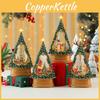 Ornament Christmas Tree With Lights Music And Snow Effect Holiday Gift Decor