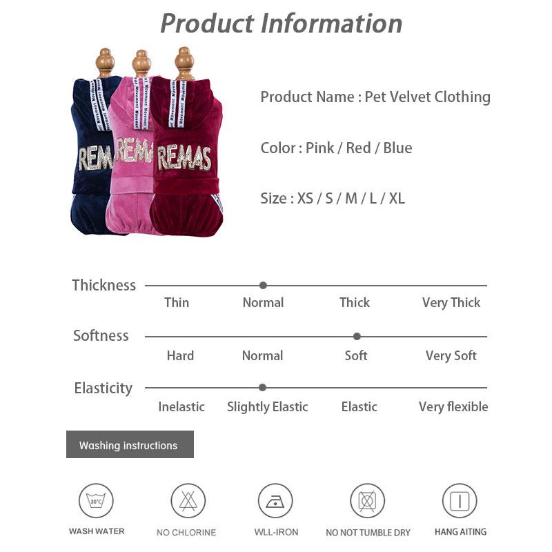 Haustier Hund Jumpsuit Frühling Herbst Warme Kleidung Für Kleinen Hund Kleidung Samt Pyjama Kätzchen Welpe Pullover Chihuahua Kostüm Mantel