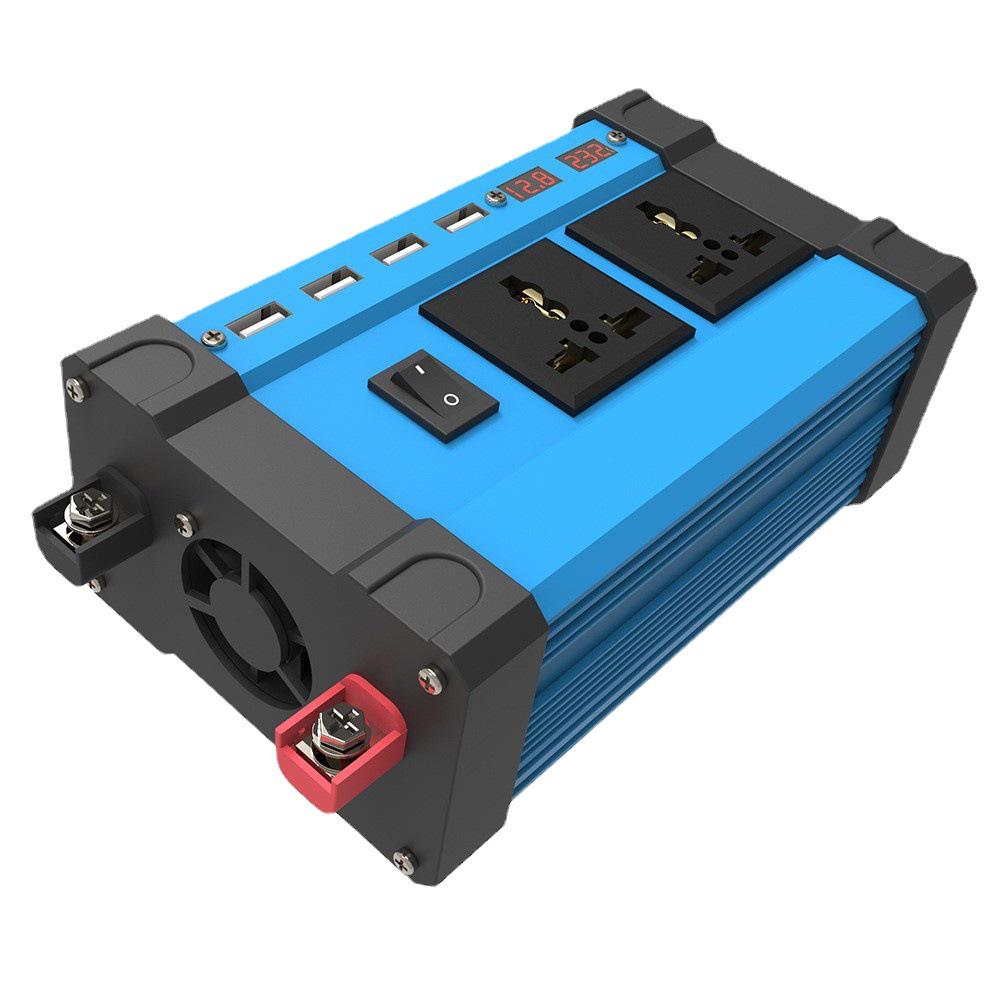 Smart LED Display Car Inverter 12V to 220V/110V with Dual USB