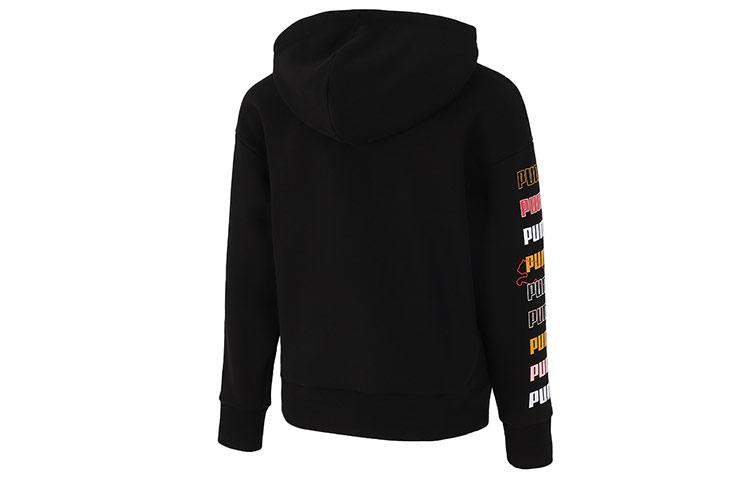 PUMA Sweatshirts Women's Black Hooded Moderate Regular 533155-01