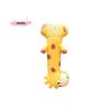 S-1Pc Kawaii Rubber Groove Giraffe Ornament Cartoon Figurines Pastel Desktop Model Giraffe Design for Computer Decoration