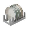 Practical Countertop Rack For Drying And Storing Cookware Lids Dishes Utensils Easy To Clean Plastic Pot Lid Holder
