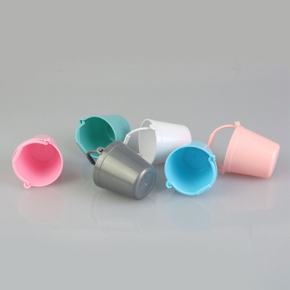 Miniature Dollhouse Mini Water Bucket Mini Decor Kitchen Pretnd Play Bucket  Children Gift