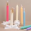 New Long Round Silicone Candle Mold DIY Long Rod Wax Stick Home Decor Tool Handmade Geometry Aromath Candles Making Supplies