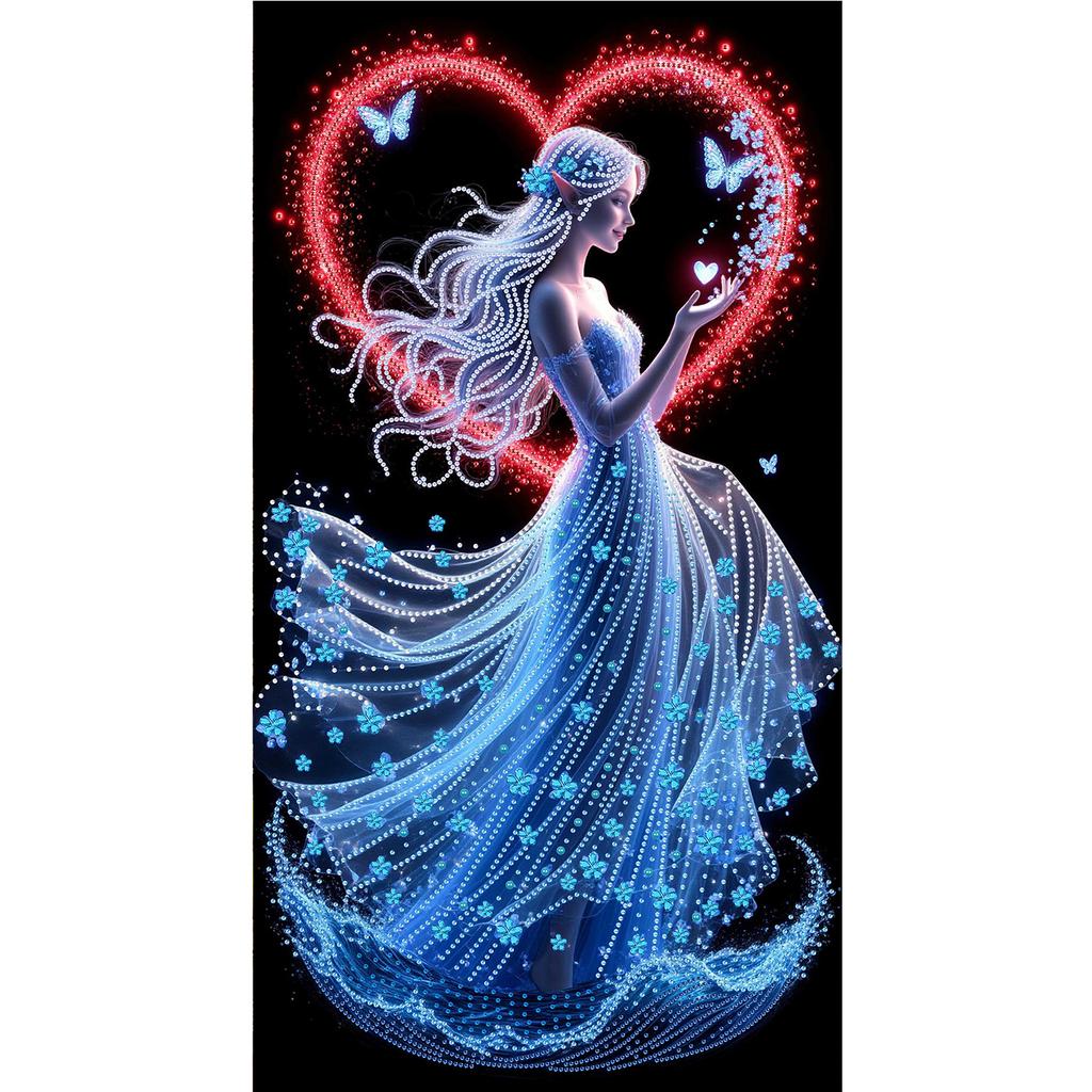 Beauty Special Shaped DIY Partial Drill Diamond Painting Kits Large Size 40x70cm Diamonds Paintings Gem Art Home Decor