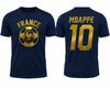 Kylian Mbappé France Soccer Navy Blue T-Shirt Tee