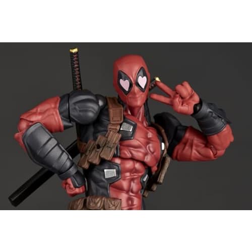 Kaiyodo Revoltech Amazing Yamaguchi Deadpool Ver. 2.5, Approximately 170mm Tall, Non-scale PVC & ABS Painted Action Figure