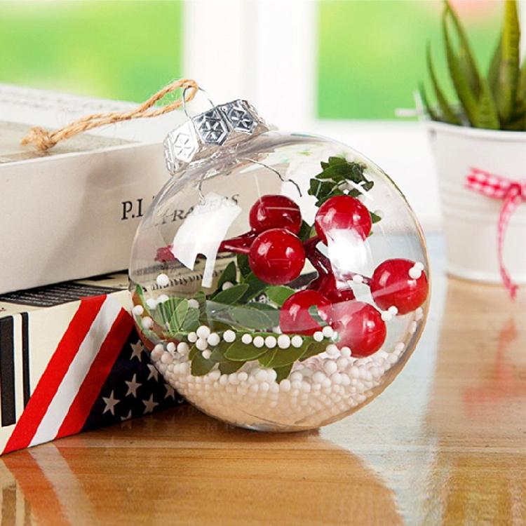 10 Pcs Multi-color Christmas Balls Pendant Xmas Tree Decoration for Home Office