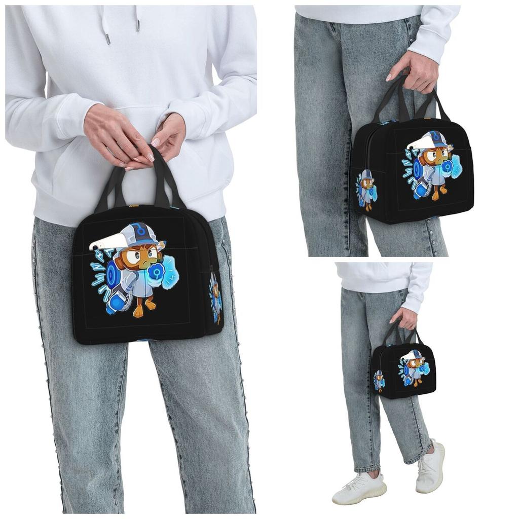 Singe Bloons Td 6 Insulated Lunch Bag for Kids School Cooler Thermal Food Box Tote Portable Lunch Boxes Container